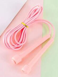 高速竞速跳绳，适合有氧运动、减肥和健身 - PVC材质非电动跳绳，黑粉色，是运动健身活动的理想之选 - 彩色 - 查看 6