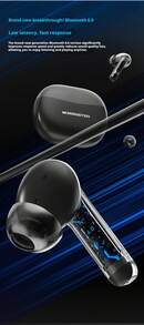 Căști Monster W33 2025, versiune emblematică, sunet HiFi, aspect colorat, purtare confortabilă, potrivite pentru sport și muzică, performanță remarcabilă la bas și înalte, Bluetooth 6.0, unisex - Albastru - Vizualizare 9