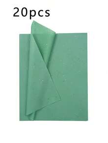 10 Sheets Christmas Glitter Tissue Wrapping Paper, Red, Green Sparkling Glitter Tissue Paper For Gift Wrapping, Holiday Decorations, Party Favors, Festive Party Supplies, Christmas Wrapping Accessories, Christmas Decoration