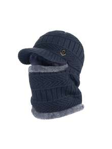 1pc Men's Knit Hat, Thermal Lined Thick Warm Winter Beanie, Windproof Earflap Ski Cap For Outdoor Activities (Random Fleece Color) - Grey - View 23