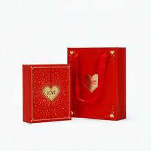 Romantic Gift Jewelry Box, Necklace Earring Ring Jewelry Packaging Box, Holiday Confession Anniversary Birthday Gift Box - Multicolor - View 5