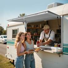 Concession Window 53x33 In, Aluminum Alloy Frame Service Window For Food Truck, Up To 85 Degrees Stand Serving Window With Awning Door And Drag Hook, Rainwater Resistant For Concession Trailers - 53x33 In - View 9