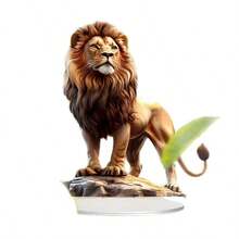 2D European Style Lion Statue, Western Entrance Guarding Lion Animal Craft, Lion Sculpture Factory