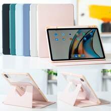 TenYide Supporto rotante a 360 gradi in materiale acrilico trasparente con slot per penna per risveglio dal sonno. Tre modalità di supporto con protezione anti-caduta per angoli per la protezione del tablet.