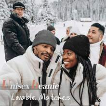 1/2pcs Women Satin Lined Knit Beanie Hat Acrylic Winter Hats For Women Men Silk Lining Soft Slouchy Warm Cuffed Beanie Hat - Multicolor - View 7