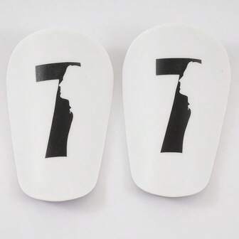 1 par de espinilleras de fútbol mini y 1 par de calcetines deportivos - Equipo de protección profesional de fútbol, adecuado para eventos deportivos, actividades al aire fitness