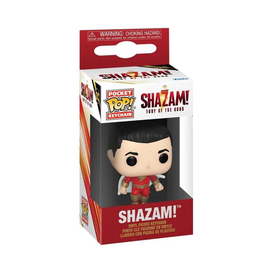 Funko 2pcs/Set POP! Keychain - Novelty Keyrings - Mini Collectible Figurines - Christmas Gifts - Gift Ideas - Official Merchandise - Movie Fans - Backpack Decor - Shazam - View 1
