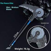 1件装全新和平游戏周边玩具镰刀模型道具游戏周边桌面装饰史迪奇玩具旅行玩具课堂减压玩具迷你小玩意洗澡玩具圣诞文具减压球 - 生日礼物 - 圣诞礼物 - 完美礼物