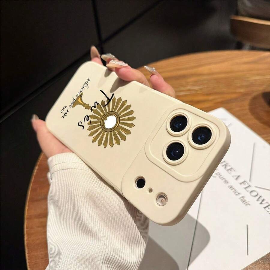 The Catholic Eucharistic Plate Praises God Aesthetic Phone Case For IPhone 17 16 15 14 13 12 11 Pro Max Plus Shockproof Cover Phone Case Christian Gifts For Sister Women Men, Elegant Faith Case, Stylish Religious Design, Highquality Case, Faithinspired Case, Faith Community, Christian WomenGIF-FOR-YOU - 款式1(1PC) - 查看 1