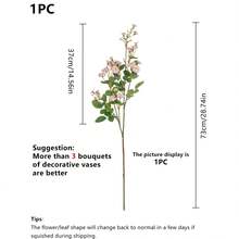 1/80 Stück Künstliche Blumen - Seidenrose, Künstliche Pflanzen, Zuhause, Esszimmer, Wohnzimmer, Muttertags-Geschenke, Geburtstagsgeschenke, Abschlussgeschenke, Hochzeitssaison, Blumenkunst, Fotografie-Requisiten, Frühling, Vase, Blumenwand, Blumenkranz, Brautstrauß, Hochzeitsdekoration, DIY Blumenkranzmaterial, Geburtstagsparty-Dekoration, Wohnaccessoires, Valentinstag. - Pink - Übersicht 2