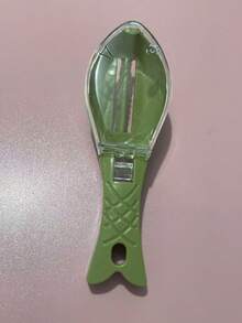 1/3/2件带盖鱼鳞刮刀，手动鱼鳞器，厨房去鱼皮工具，耐用塑料削皮器和刷子 - 彩色 - 查看 11