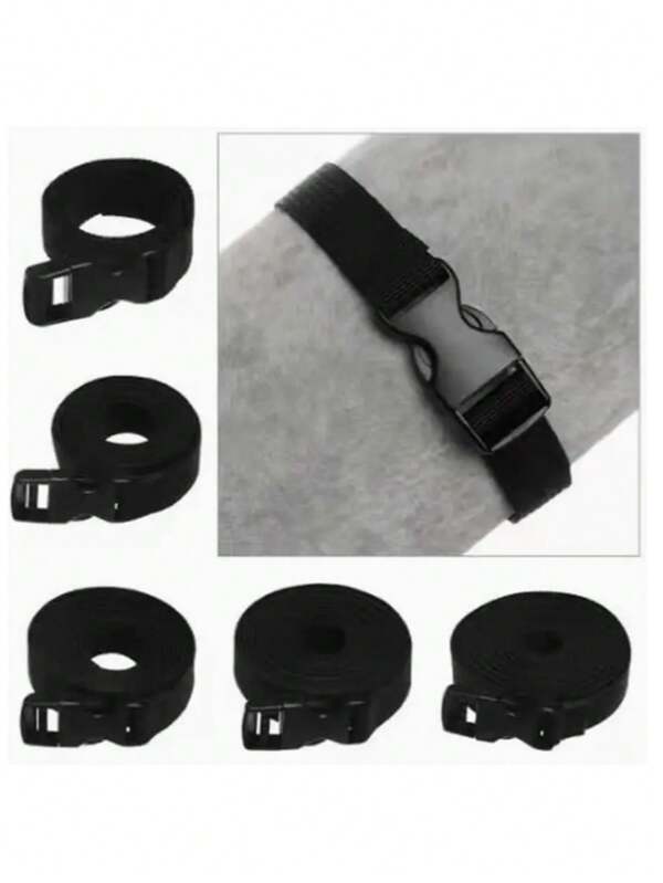 1 peça de nylon durável de 0,5 a 3 m para amarrar bagagem de viagem com fivela de came, kits de viagem, ferramentas de acampamento ao ar livre, alças para barracas/sacos de dormir, alças para bagagem, alças para itens que acompanham, alças para itens diversos, alças multifuncionais portáteis para atividades ao ar livre, bolsa para acessórios escolares, material escolar