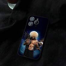 Khabib Nurmagomedov U-UFC Phone Case Funda Compatible With  14 16 17 13 11 15ProMax 12 Pro Max Mini Xr 16e Plus Cover, Cover Compatible With  17 Pro Case,  17 Pro Max Case,  17 Case,  16 Pro Case - Nero3 - Visualizzare 13
