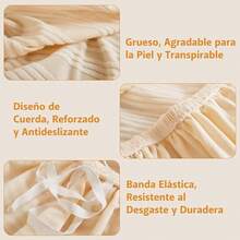 LJ-EXPLOSIVE Fundas para Sillones, Funda de Sofá Individual, Tela de Terciopelo Jacquard Suave y Cómoda, Muy Elástica, Lavable, Adecuada para Sofás Individuales de 80-120 de Ancho - Individual - Ver 6