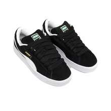 PUMA Suede XL XL Versatile Casual Lightweight Comfortable Low-Top Sneakers, Unisex Black & White