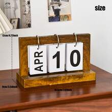 Nordic Minimalist And Creative Page Turning Calendar, Desk Calendar Decoration, Home Living Room Dining Table, Coffee Table, Office Desk Decoration Best Gifts Birthday Graduation