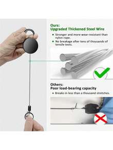 Outdoor Anti-Lost Carabiner Key Chain - Multicolor - View 11