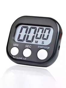 1pc Digital Kitchen Timer, Countdown Cooking Timer With Loud Alarm And Stand, Teacher Timer, Electronic Timer, No Battery Included