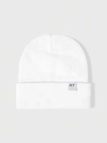 1pc Unisex Y2K Style Knitted Ski Hat, 360 Needle Flat Knit, Outdoor Windproof Casual Warm Winter Beanie Cap, Suitable For Daily Commute Men's Winter Clothing - Knitted Hat - View 24