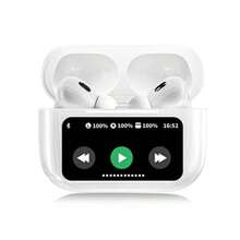 Wireless Bluetooth Headphones, Touch Screen,Stereo In-Ear High-Quality High-Fidelity With Microphone, Touch Control, Compatible With IPhone,Smartphones.Bluetooth Wireless Sports Earbuds With Touch Control - HiFi Stereo, Mic & Apple Compatibility,Birthday Gift,Halloween Gift, Christmas Present - 白色 - 查看 1