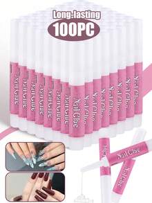 Nail Glue, Super Strong Nail Glue For Acrylic Nails Long Lasting Professional Nail Tip Glue For Press On Nails Bond For Acrylic Nails Adhesive Nail Glue For False Nail Tips 2g/0.07OZ/PCS