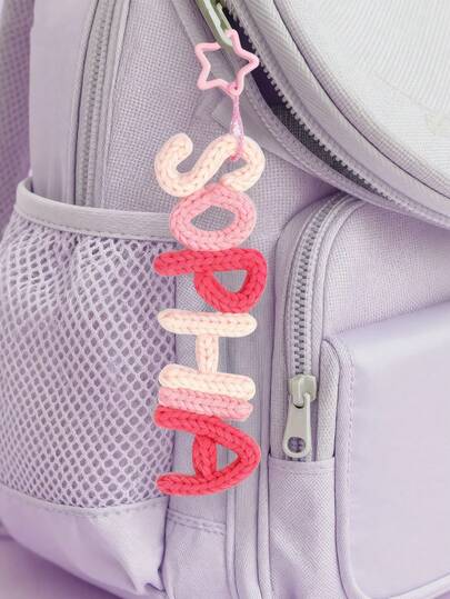 Customized Handmade Embroidered Keychains, Personalized Embroidered Keychains, Customized Name Keychains, Name Tags, ID Tags, Backpack Tags, Diaper Bag Tags, Lunchbox Tags, Children's Backpack Tags