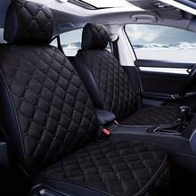 1pc Front Single-Seat Premium Car Front Seat Cushion, All-Weather Protection, Soft And Comfortable Cushion, Easy To Clean, Durable Protection Cushion - 灰色前排單座 - 查看 3