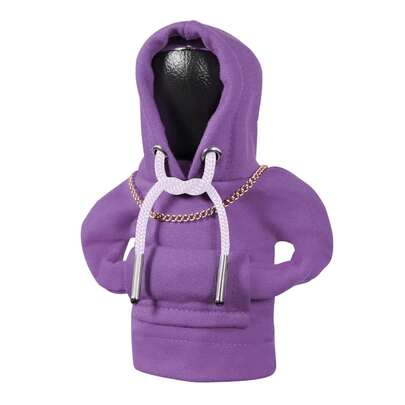 Sudadera con capucha para palanca de cambios de coche, decoración de coche divertida con mini sudadera, funda cálida universal para perilla de cambio de invierno, accesorio interior de coche, regalo, funda para palanca de cambios de coche para mujer. Accesorios de coche femeninos