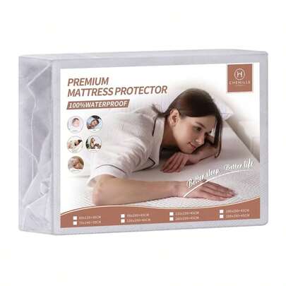 Home Premium Waterproof Mattress Protector For Baby Size – Soft &Amp; Breathable Knitted Cover, 350GSM, Fitted With D...