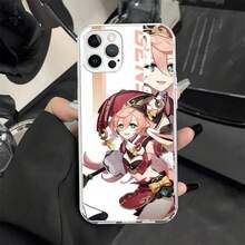 Funda de Smartphone Anime  para 16 15 14 Plus 13 12 11 Pro Max Compatible con Apple Carcasa Suave a Prueba de Golpes - OZ020-10 - Ver 3