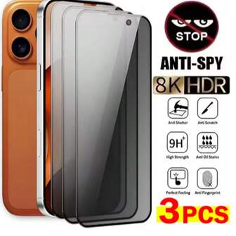 3 Stücke Bildschirmschutz/Datenschutz-Bildschirmschutz/Gehärtetes Glasfilm/Datenschutz/Augenschutz/Stoßfest/Fingerabdruckfrei/Hohe Transparenz/Kompatibel mit iPhone/Handy und Handyzubehör/Bildschirmschutz/Kompatibel mit iPhone17/17 Pro/17 Pro Max/17 Air/16/16 Plus/16 Pro/16 Pro Max/15 Pro/15 Pro Max/14/Pro Max/Handy-Bildschirmschutz/Bildschirmschutz/Bildschirmschutz