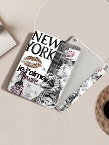 Junk Prin 平板电脑保护套，兼容 iPad (A16) 第 11 代 11 英寸（2025 款）、Apple iPad Air 11（2025 款）和 iPad 第 10 代 10.9 英寸（2022 款），带笔槽，三折支架保护套，自动唤醒/睡眠功能，是返校、情人节、节日送礼佳品。 - 彩色 - 查看 8