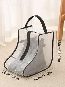 1个靴子收纳袋防尘袋家用鞋子防潮防霉长筒靴子保护套旅行鞋套 - 彩色 - 查看 9