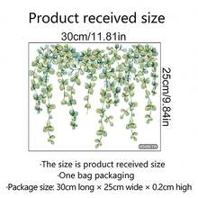 Removable PVC Bee Honey Flower Wall Sticker, Bedroom Decor, Living Room, Entrance Hall Background - Multicolor - View 12