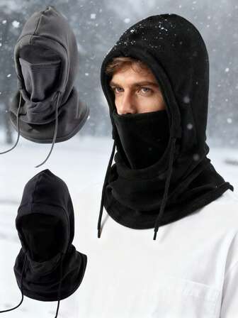 3-In-1 Cycling Neck Warmer Balaclava, Windproof Full Face Mask, Cold Weather Protection
