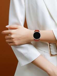 适用于三星 Galaxy Watch 4/5/6/7（40mm 和 44mm）的 4 件套水钻保护壳。这款二合一保护壳采用防刮硬质 PC 边框和一体式高清钢化玻璃屏幕保护膜。专为女性设计，兼具时尚休闲的外观和耐用的运动性能，确保佩戴舒适和触控灵敏。四色套装。 - 粉紅+玫瑰金+黑色+透明 - 查看 8