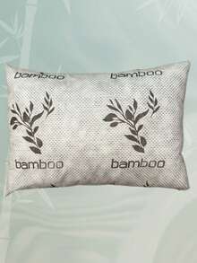 1 pieza Almohada de bambú premium - Núcleo suave y transpirable de 800g, calidad de hotel, lavable y antialérgico (50x60cm) Inserto de almohada de calidad de hotel suave, transpirable e hipoalergénico para la comodidad del dormitorio (50x60cm). Diseñado con una mezcla de fibra de bambú natural, esta almohada proporciona un excelente flujo de aire y control de la humedad