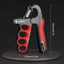 1pc Adjustable Mechanical Grip Strength Trainer, Muscle Building And Hand Exercise Equipment - Multicolor - View 8