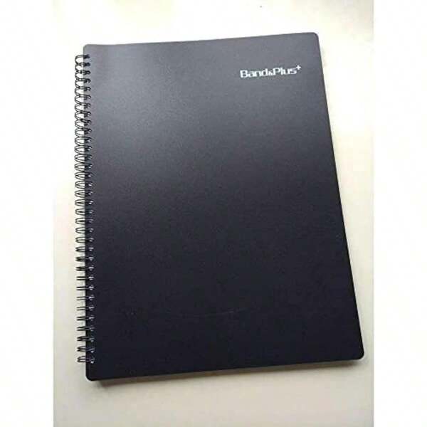 NonReflective Music Sheet Folder Black 40Pocket To Fit 80 Sheet Music Spiral Bound Lies Flat With Writable Pages Sheet Music Organizer For A4 And Letter Size Music