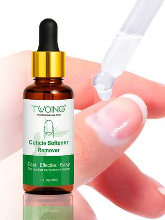 TWOING 30ml Nail Cuticle Remover Gel Cream Softner Liquid Smooth Moisturizing Nail Dead Skin Nail Art Treatment Care Repair Manicure Tools For Dry Manicures,Brittle Nails,Dry Cuticles.