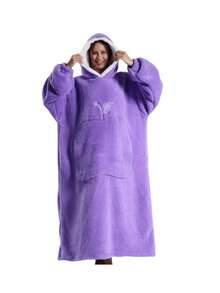 Oversized Hooded Wearable Blanket, Loose Fit Hooded Blanket, Super Soft & Warm, Front Apple Pocket Design, Suitable For Both Men And Women, Large Pocket Design, Great Gift And Comfortable Home Choice