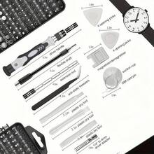 （115合1）高级专业便携式高硬度合金磁性螺丝刀套装，精密工具套装，适用于专业电子产品维修，兼容笔记本电脑、手表、家居装饰等。 - 彩色 - 查看 8