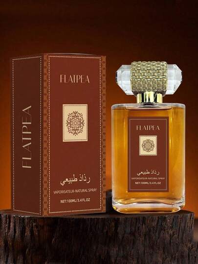 1pc 100ml Natural Sandalwood Fragrance Mist, Long-Lasting & Mild Scent Suitable For Men & Women, Relaxing, Ideal For Parties, Travel And Daily Use, Portable, Perfect Gift For Valentine's Day And Birthday