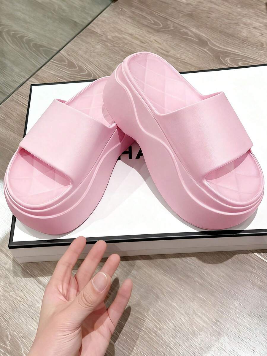 Zapatillas de casa mujer zapatillas de casa, Sandalias de plataforma,zapatillas de estar por casa mujer,fáciles de poner y quitar, material EVA, suave y cómodo, transpirable y resistente al desgaste, adecuadas para caminar a diario, ir de compras, vacaciones en la playa, piscina, uso en baños interiores.