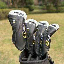 Golf Club Head Covers For Driver, Fairway, Hybrid Club, Iron Clubs Head Cover - Black - View 1