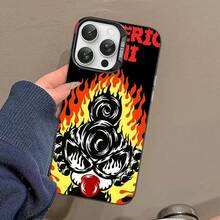Funda de Teléfono Mini  de Moda Japonesa para 17 16 15 14 13 12 11 Pro MAX Cubierta Trasera Mate a Prueba de Golpes Protección contra Caídas Cubierta Mate - Z1 - Ver 13
