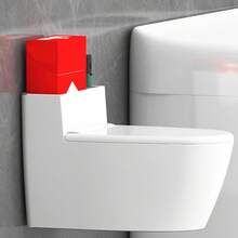 马桶造型烟灰缸，壁挂式防风盖烟灰缸，优雅家用烟灰缸 - 不規則 - 查看 6