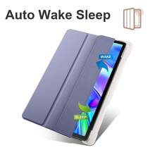 [2025 New] Compatible With Xiaoxin Tab11 (2024) / Xiaoxin Pad 11 205 Tablet Case / Xiaoxin Pro GT / Compatible With IPad Air 5 / 1th Gen IPad Case / 11th Gen IPad Tablet Case Tri-Fold Transparent Protective Case Matte TPU Tri-Fold Case | 360° Infinite Adjustable Stand Magnetic Slot | Triple Protection - TPU Tri-fold - View 40