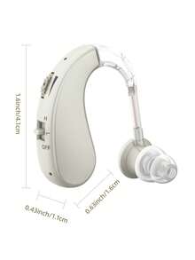 Hearing AIDS Are Ear-Hanging, Noise Reduction, Sound Amplification, Auxiliary Hearing Amplification And USB Charging, And The Sound Behind The Ears Of The Elderly Sound Amplifier Is Clear. - one-size - View 2