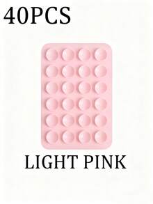 3/5Pcs Multi-Purpose Square Silicone Suction Cup Mobile Phone Holder, 24-Hole Suction Cup With Strong Adhesiveness, 1/10/20/30/40/50/60Pcs,Suitable For Various Scenarios To Prevent Phone Falling, Used For Video, Vibration, And Self-Portrait Phone Accessories